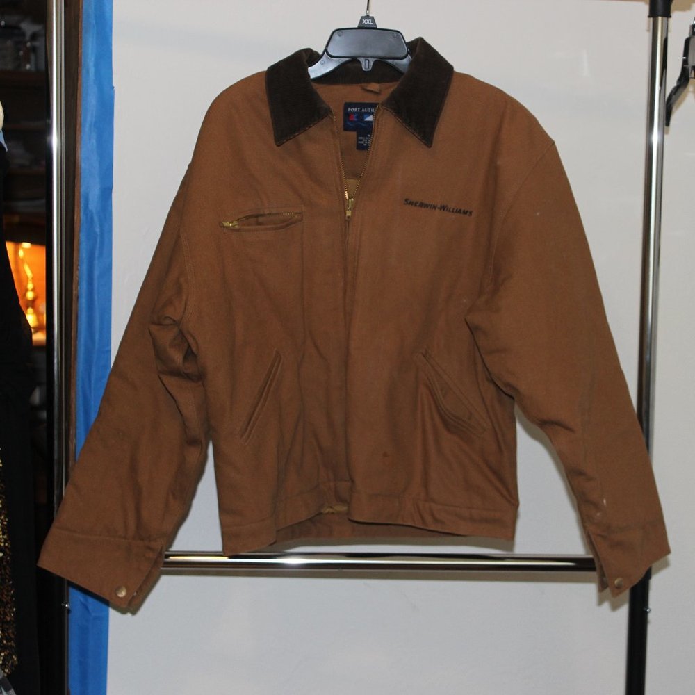 Canvas, quilted lined jacket